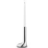 215651 svicen na konickou svicku mellow 16 cm stribrna nerezova ocel eva solo