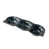 216641 miska na omacku triple pod 3 x 40 ml modra keramika mij