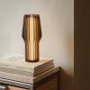 216959 3 prenosna stolni lampa radiant 28 cm led tmave hneda drevo eva solo