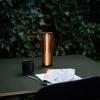 216959 4 prenosna stolni lampa radiant 28 cm led tmave hneda drevo eva solo