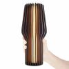 216959 6 prenosna stolni lampa radiant 28 cm led tmave hneda drevo eva solo