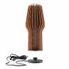 216953 6 prenosna stolni lampa radiant 28 cm led prirodni drevo eva solo