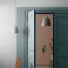 217094 3 zavesna lampa clover 35 cm seda hlinik eva solo