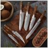 217235 4 kucharsky nuz sok cocobolo white damascus 21 cm hneda dellinger