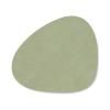 217310 podtacek curve nupo 11 x 13 cm olivove zelena kuze lind dna
