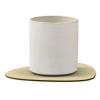 217295 3 podtacek curve nupo 11 x 13 cm citronovy sorbet kuze lind dna