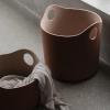 217634 2 ulozny kos tiggy 42 x 29 cm rustikalni hneda plst blomus