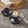 218081 1 kalisek na vejce nordic kitchen 11 cm sada 2 ks cerna kamenina eva solo