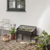 218114 1 stojan na kvetiny simply grow 80 x 63 cm cerna ocel eva solo