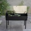 218114 3 stojan na kvetiny simply grow 80 x 63 cm cerna ocel eva solo