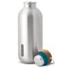 218447 6 lahev na vodu 600 ml morska nerezova ocel black blum