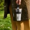 218465 5 hrnek outdoor 500 ml sada 4 ks stribrna nerezova ocel black blum
