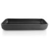218543 2 servirovaci talir nordic kitchen 24 x 12 cm cerna kamenina eva solo