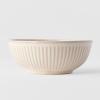 218795 1 jidelni misa ridged alabaster 16 cm bezova keramika mij