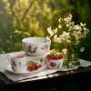 219002 1 servirovaci misa hammershoi summer wild flowers 12 cm bila porcelan kahler