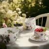 219044 1 dezertni talir hammershoi summer wild flowers 22 cm bila porcelan kahler