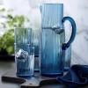 219164 1 sklenice na vodu kusintha 280 ml sada 4 ks modra sklo bitz