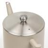 219401 3 cajova konvice s infuzerem minuet cylindre 1 2 l taupe nerezova ocel bredemeijer