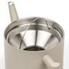 219401 4 cajova konvice s infuzerem minuet cylindre 1 2 l taupe nerezova ocel bredemeijer