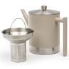 219401 6 cajova konvice s infuzerem minuet cylindre 1 2 l taupe nerezova ocel bredemeijer