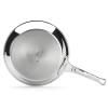 221057 6 neprilnava panev affinity 20 cm stribrna nerezova ocel de buyer
