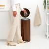 221705 5 pedalovy odpadkovy kos newicon 30 l teple bronzova ocel brabantia