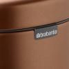 221705 9 pedalovy odpadkovy kos newicon 30 l teple bronzova ocel brabantia