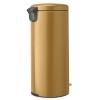 221738 11 pedalovy odpadkovy kos newicon 30 l teple zlata ocel brabantia