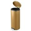 221738 12 pedalovy odpadkovy kos newicon 30 l teple zlata ocel brabantia