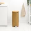 221738 2 pedalovy odpadkovy kos newicon 30 l teple zlata ocel brabantia