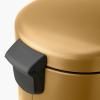 221738 7 pedalovy odpadkovy kos newicon 30 l teple zlata ocel brabantia