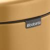 221738 9 pedalovy odpadkovy kos newicon 30 l teple zlata ocel brabantia
