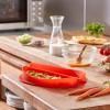 221846 2 nadoba pro pripravu omelety do mikrovlnne trouby 23 cm cervena silikon lekue