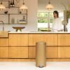 221840 1 pedalovy odpadkovy kos newicon 30 l teple mosazna ocel brabantia