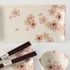 221888 2 sada na sushi white pink sakura sada 6 ks bila keramika mij