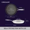 222167 7 neprilnava panev scratchdefense c1 32 cm s poklici nerezova ocel circulon