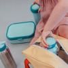 222440 3 lahev na vodu pro deti campus 400 ml zvireci kamaradi plast mepal