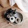 225672 9 drezovy organizer 30 x 20 cm matna cerna zinek humdakin