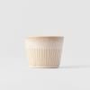 225462 2 salek ridged alabaster 150 ml bezova keramika mij