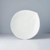 225492 2 jidelni talir snow leaf 25 cm bila keramika mij