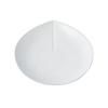 225492 jidelni talir snow leaf 25 cm bila keramika mij