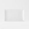 225510 1 servirovaci talir lines white 21 x 13 cm bila keramika mij