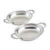 225576 pekac provisions 17 x 14 cm sada 2 ks stribrna nerezova ocel hestan