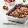 225648 2 pekac ovenbond 25 x 18 cm stribrna nerezova ocel hestan