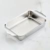 225648 6 pekac ovenbond 25 x 18 cm stribrna nerezova ocel hestan
