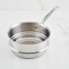 225651 4 naparovaci vlozka provisions 20 cm stribrna nerezova ocel hestan