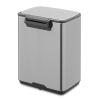 225927 12 pedalovy odpadkovy kos bo 4 l matna ocelova ocel brabantia