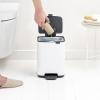 225948 5 pedalovy odpadkovy kos bo 4 l bila ocel brabantia