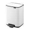 225948 9 pedalovy odpadkovy kos bo 4 l bila ocel brabantia