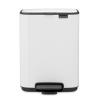 225948 pedalovy odpadkovy kos bo 4 l bila ocel brabantia